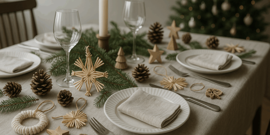 déco table noël à fabriquer