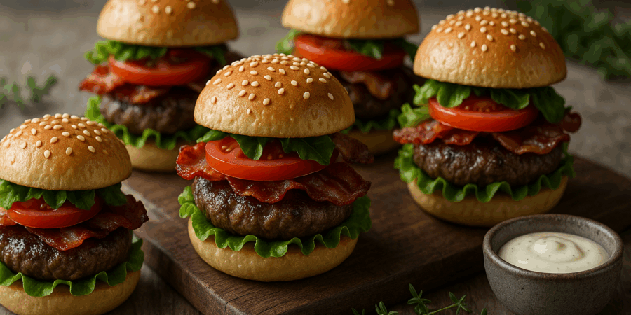 recette mini burger apéro