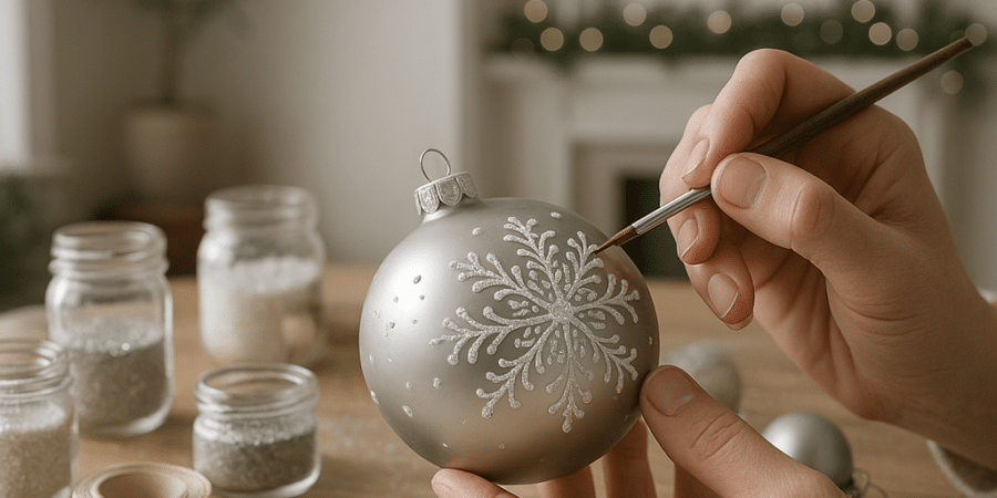 decorer une boule de noel